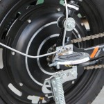 16寸一体轮350W无刷无齿轮电机锂电池电动自行车