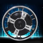 18寸一体轮350W无刷无齿轮电机锂电池外卖自行车