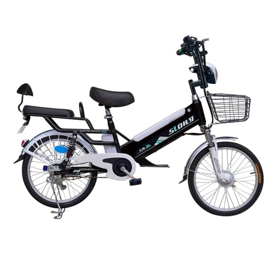 20 inch spoke wheel 350W brushless gear motor lithium battery electric bicycle