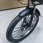 20寸双电池肥胎一体轮蓝牙音箱电动自行车350W无刷无齿轮电机锂电池
